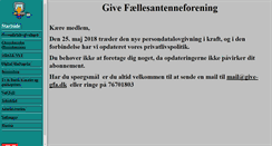 Desktop Screenshot of give-gfa.dk