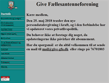 Tablet Screenshot of give-gfa.dk